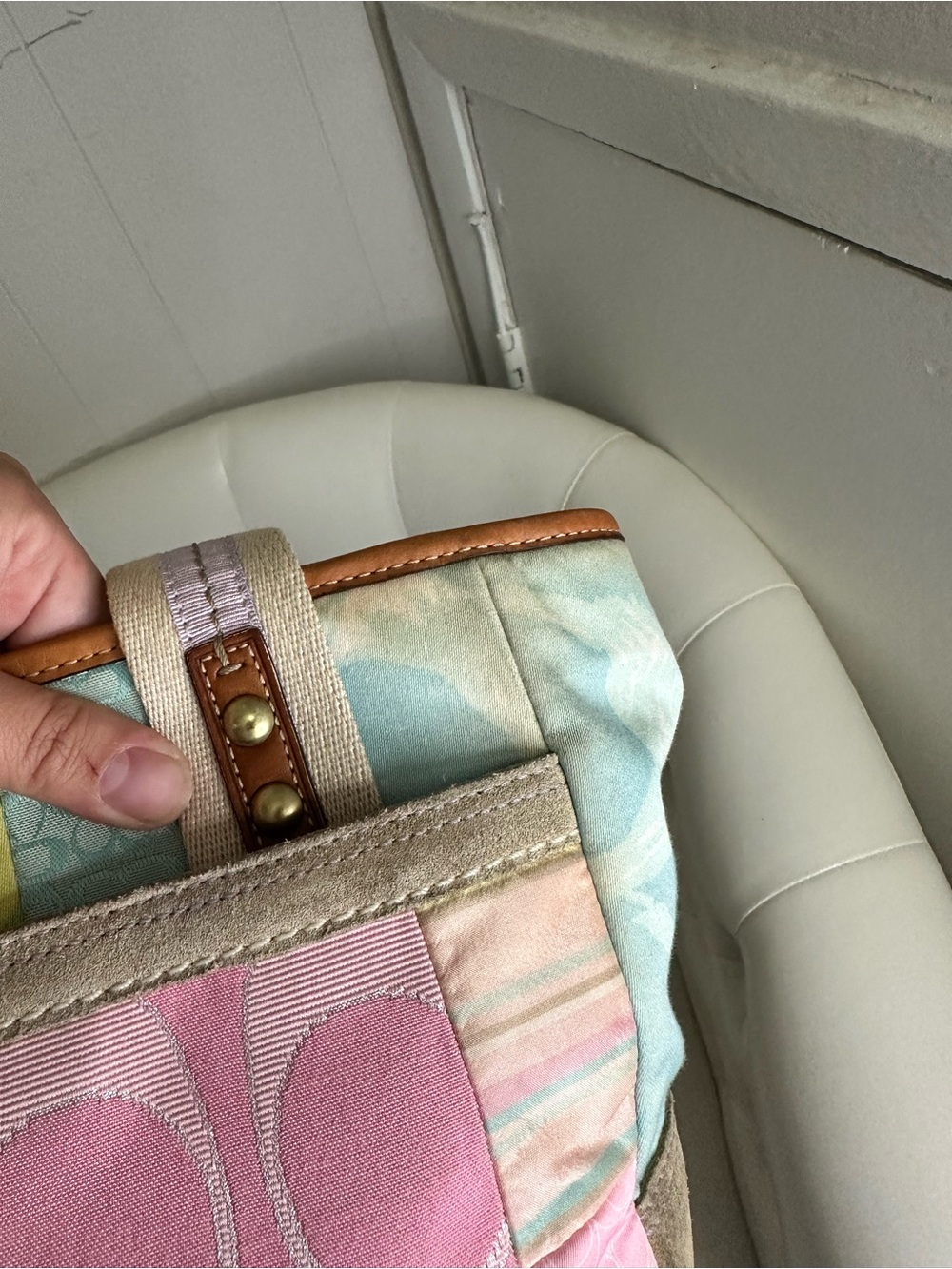 Vintage Coach PatchWork Bag - Picture 5 of 8